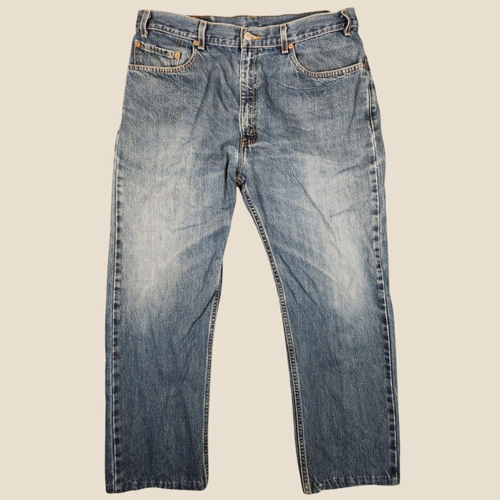 Vintage Levi's 505 Jeans 38X30 Blue Straight Regular‎ Made in USA Y2K